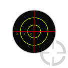 Reactive target 7.5cm