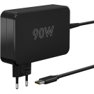 goobay USB-C napájecí a nabíjecí adaptér 230V 90W, černý, 1,8m
